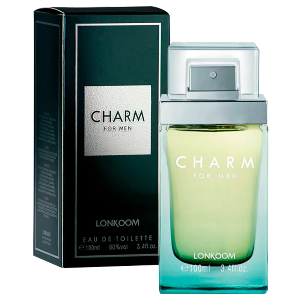 Perfume Masculino Lonkoom Charm For Men Eau de Toilette 100ml